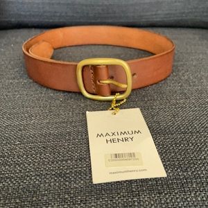 Maximum Henry Brown Oval Belt